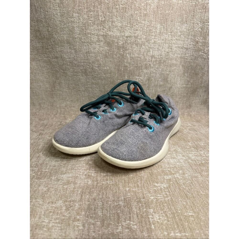 Allbirds Women's Lace Up Merino Wool Runners Sneakers Shoes Light Gray Size 7